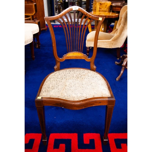 149 - QUALITY INLAID OCCASIONAL CHAIR