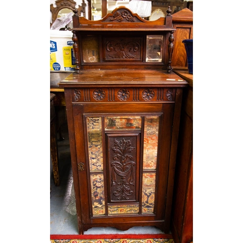 166 - EDWARDIAN MUSIC CABINET AF 56W X 37D X 122H CM