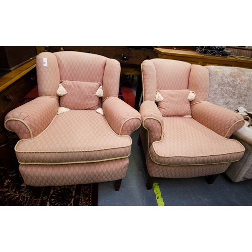 193 - PAIR OF UPHOLSTERED CHAIRS