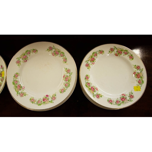 220 - VINTAGE PART ARKLOW POTTERY DINNER SERVICE. 14 PIECES