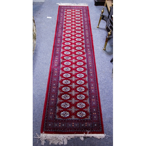 276 - PAIR OF RUST GROUND RUNNERS