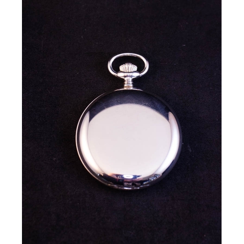 304 - TIFFANY SILVER GENTS POCKET WATCH