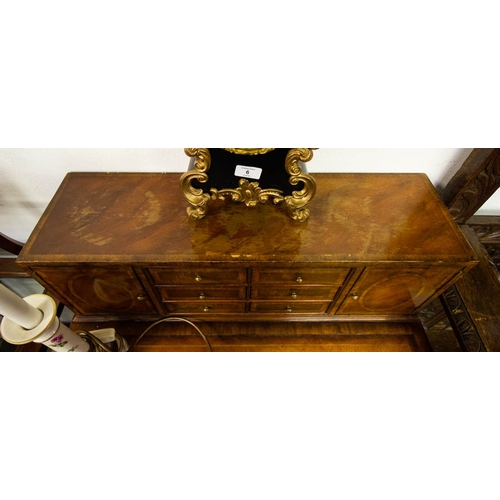 5 - NEAT INLAID LADIES DESK WITH DRAWER BACK. 78 W X 55 D X 100CM HIGH