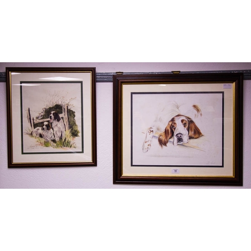 62 - 2 LIMITED EDITION PRINTS ENGLISH SETTERS