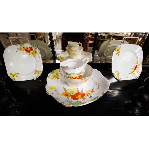 101 - 21 PIECE CHINA TEA SET (1 CUP AF)