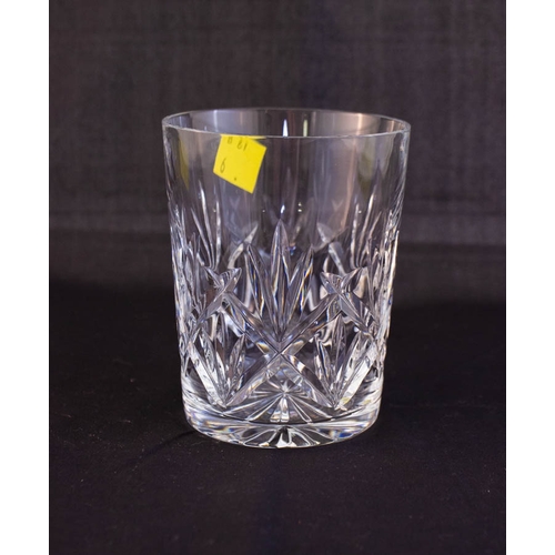 134 - 6 WATERFORD CRYSTAL 10OZ WHISKEY TUMBLERS