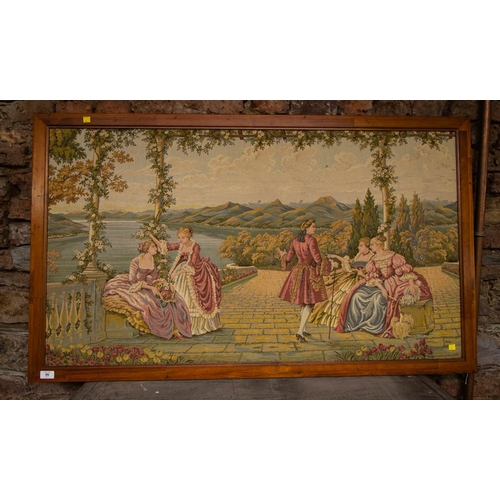 86 - TAPESTRY IN FRAME 130 X 78CM