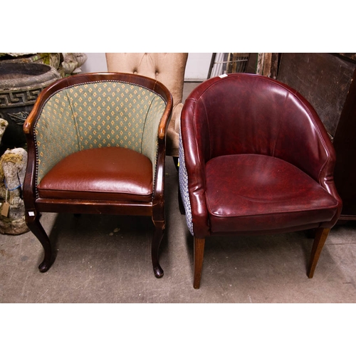 607 - 2 TUB CHAIRS