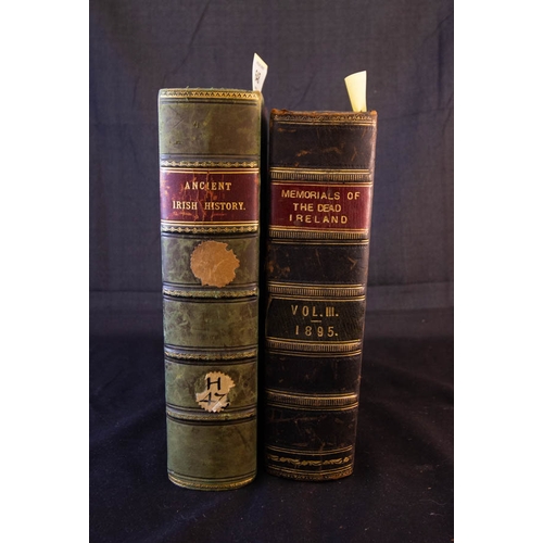 648 - LECTURES OF THE MANUSCRIPT MATERIALS  OF ANCIENT IRISH HISTORY. BY EUGENE O'CURRY. 1861.  + MEMORIAL... 