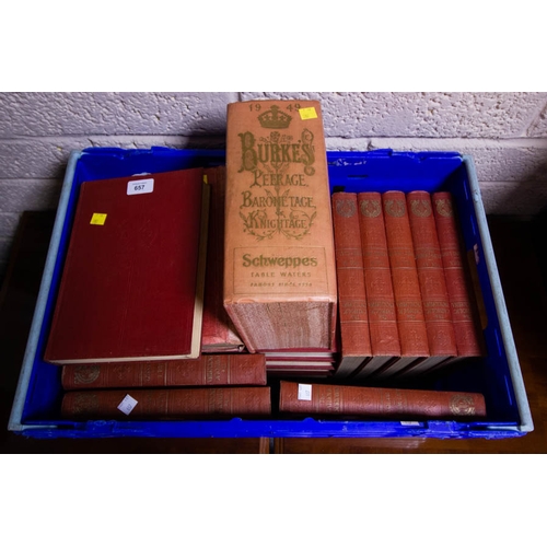 657 - BURKES PEERAGE 1949  + HISTORY OF THE LANDED GENTRY + CATHOLIC ENCYCLOPEDIA - FROM THE FURLONG ESTAT... 