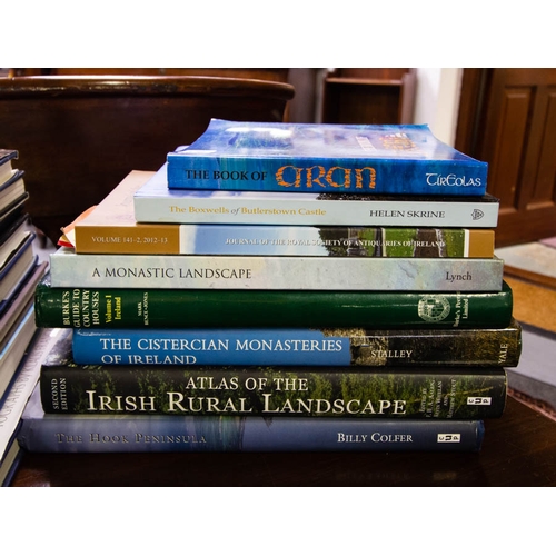 663 - NICE COLLECTION OF BOOKS ON IRISH ARCHAEOLOGY, LANDSCAPE ECT., FROM THE FURLONG ESTATE