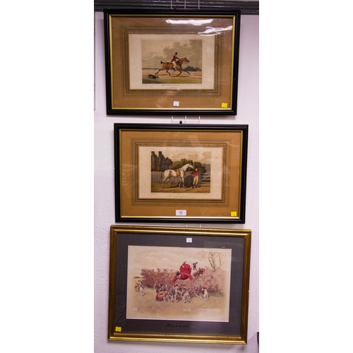 73 - PAIR OF ALKEN HORSE PRINTS  + 