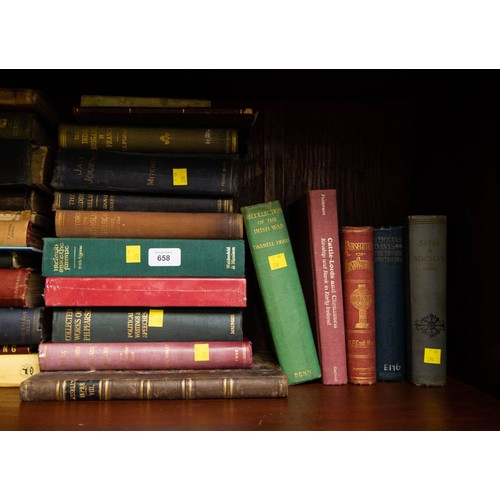 658 - LOT OF INTERESTING IRISH HISTORY BOOKS. FROM THE FURLONG ESTATE