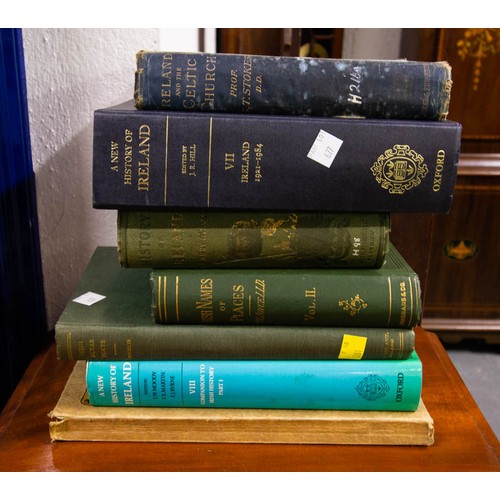 677 - COLLECTION OF BOOKS ON IRISH HISTORY. FROM THE FURLONG ESTATE