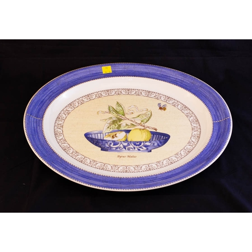 9 - WEDGWOOD SARAH'S GARDEN PLATTER, BOWL, GRAVY BOWL + PLATE + SMALL VASE