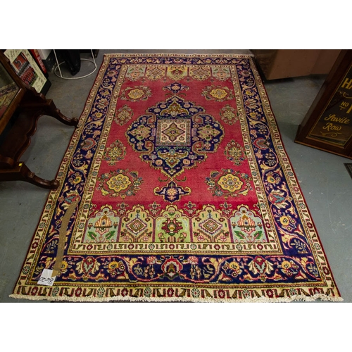 496 - PERSIAN TABRIZ GROUND RUNNER . 307 X 200CN