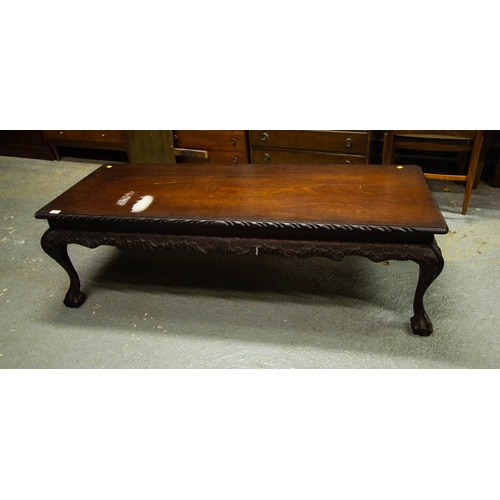 720 - ROPED EDGE COFFEE TABLE A.F. 152L X 56D X 48H CM