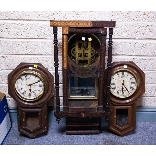 291 - 6 ASSORTED CLOCKS AF