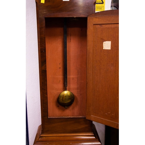 67 - MAHOGANY GRANDFATHER CLOCK