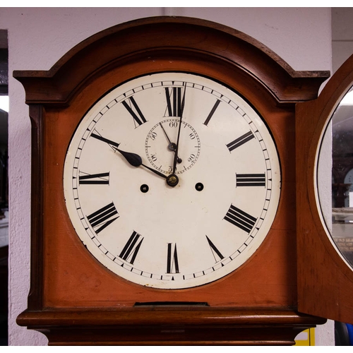 67 - MAHOGANY GRANDFATHER CLOCK