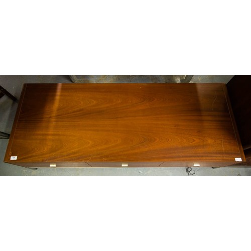 199 - VINTAGE LOW COFFEE TABLE WITH STEEL LEGS