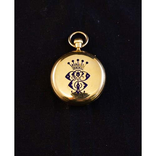 324 - SUPER QUALITY ANTIQUE 18K GOLD POCKET WATCH. NICOLE, NEILSEN & CO FOR DENT , WITH NICOLES PATENT WIN... 