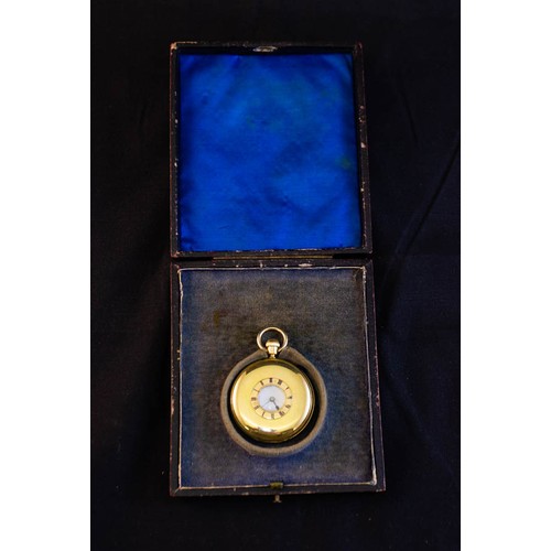 324 - SUPER QUALITY ANTIQUE 18K GOLD POCKET WATCH. NICOLE, NEILSEN & CO FOR DENT , WITH NICOLES PATENT WIN... 