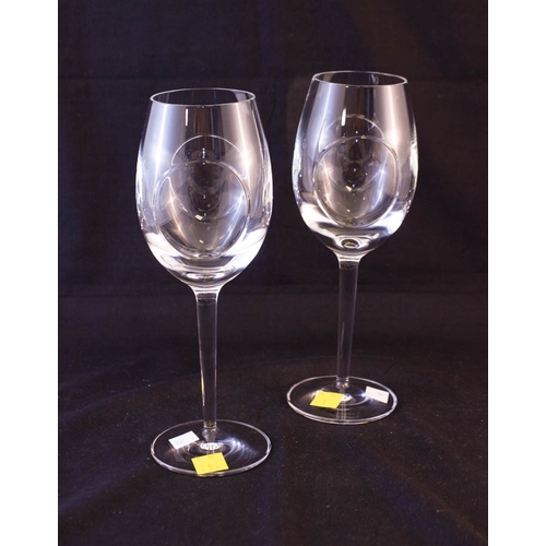 8 WATERFORD CRYSTAL JOHN ROCHA CIRCA RED WINE GLASSES