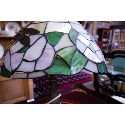 134 - TIFFANY STYLE LAMP 47H CM