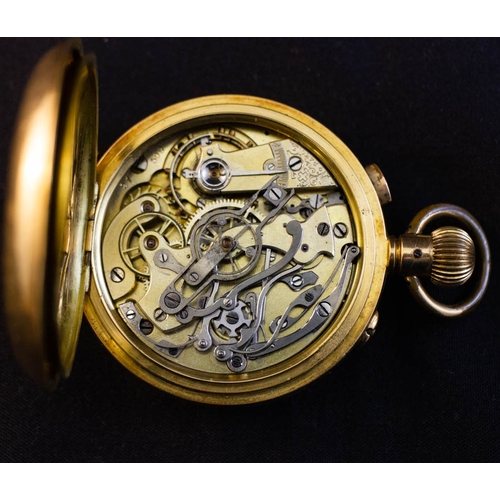 284 - 18K GOLD GENTS POCKET WATCH BY T & J PERRY, 224 REGENT ST. LONDON - 98 GRAMS