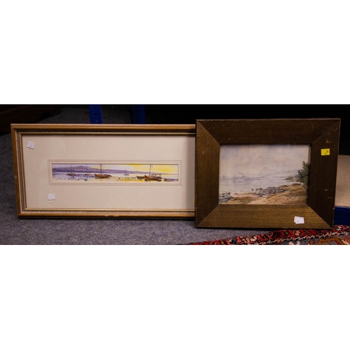 56 - 5 MISC PRINTS + P DONAGHY WATERCOLOUR