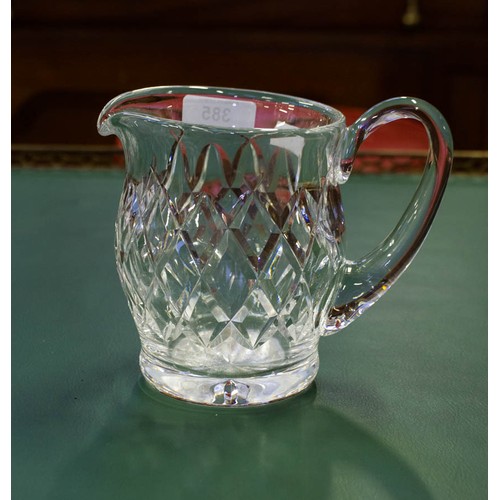 385 - WATERFORD CRYSTAL BOYNE 1 PINT JUG