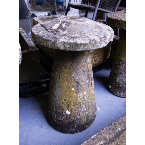 OLD STADDLE STONE MUSHROOM 40W X 70H CM