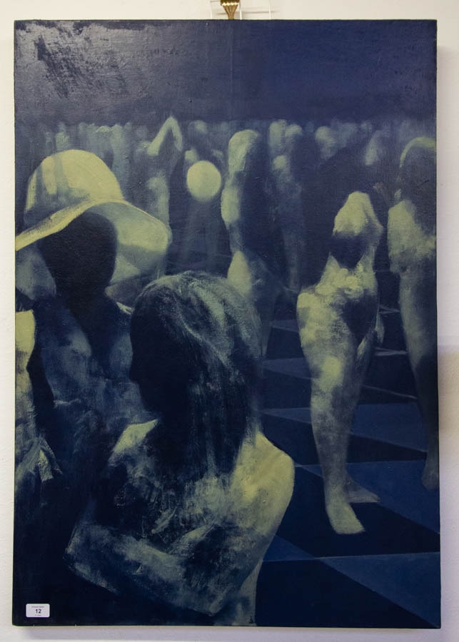 BARRY FITZPATRICK OIL ON CANVAS 70W X 100H CM