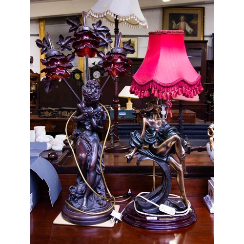 249 - 2 ORNATE VINTAGE ITALIAN LIGHTS