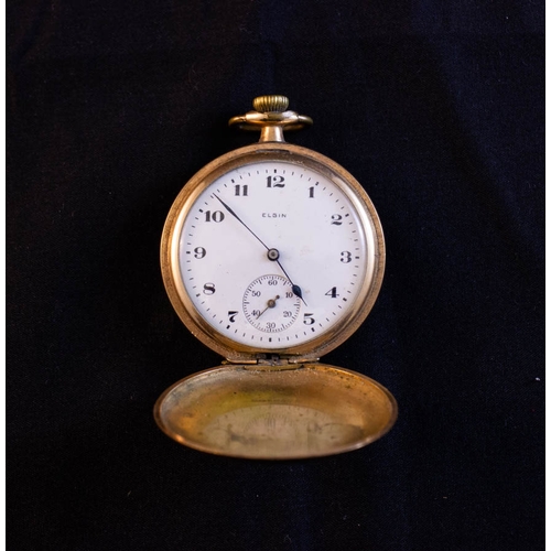 480 - GENTS gold plate ELGIN AVALON POCKET WATCH