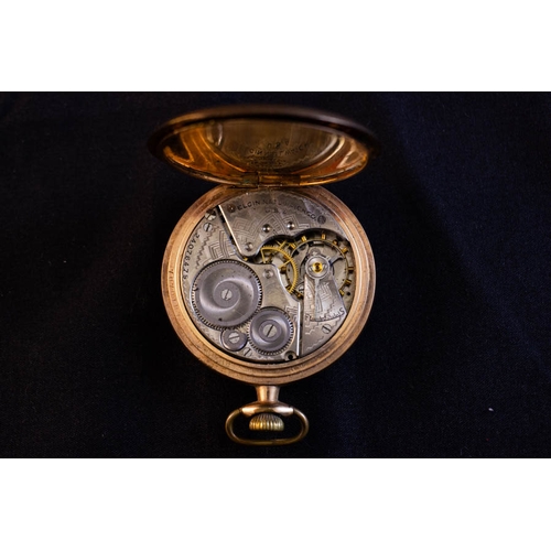 480 - GENTS gold plate ELGIN AVALON POCKET WATCH