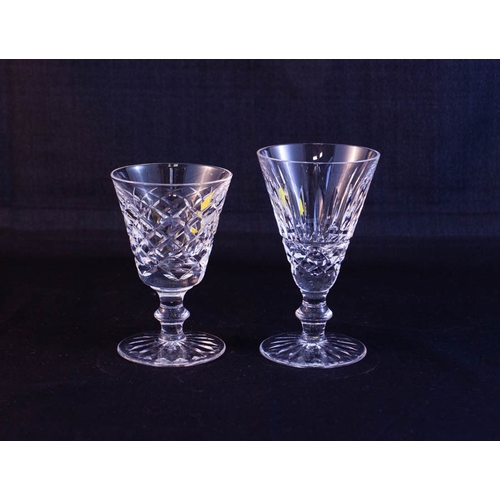 486 - 6 + 6 WATERFORD CRYSTAL PORT GLASSES