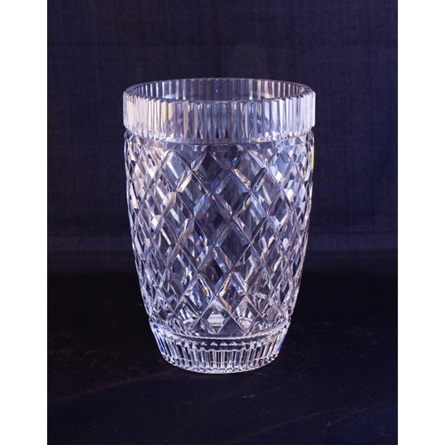 499 - WATERFORD CRYSTAL VASE- 27 CM HIGH