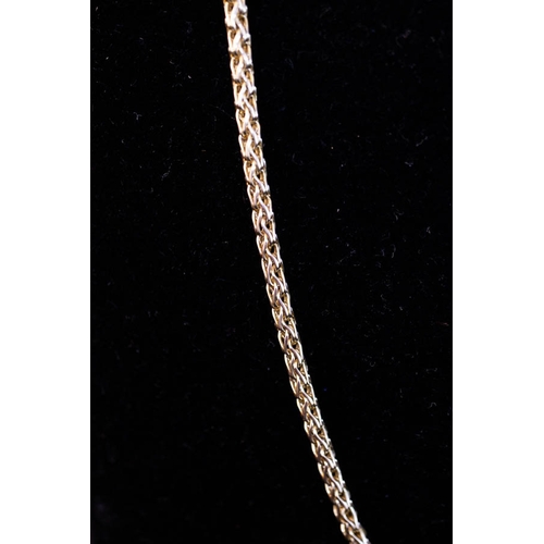 508 - 9K YELLOW GOLD MUFF CHAIN - 144CM, 30G