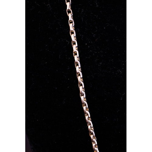 509 - 9K YELLOW GOLD LINK CHAIN - 150CM, 27G