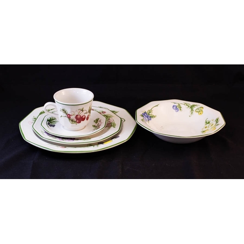 6 PLACE SETTING DINNER & TEA SET THE CHARTWELL COLLECTION