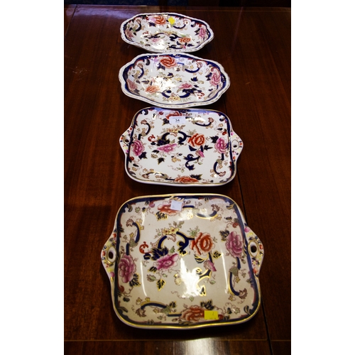 34 - 2 PAIRS OF MASONS MANDALAY PLATES