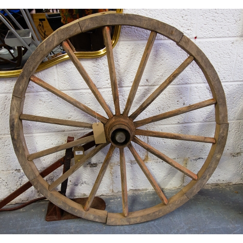 PRIMITIVE WAGON WHEEL