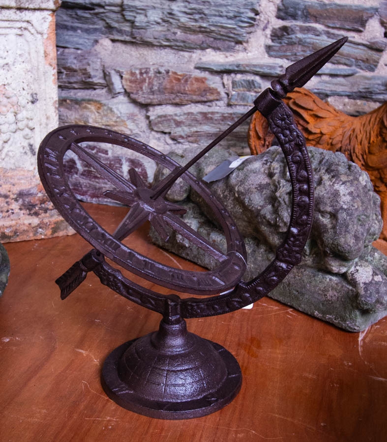 CAST IRON ARMILLARY 40H CM