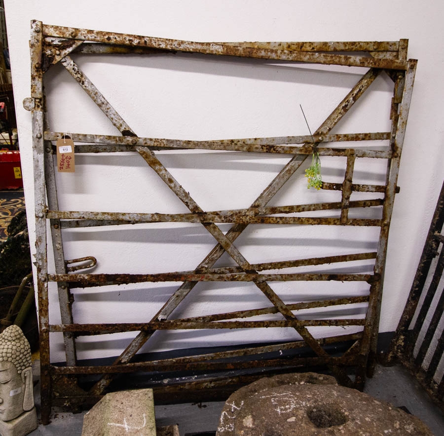 PAIR OF RUSTY GATES 256W X140H CM AF