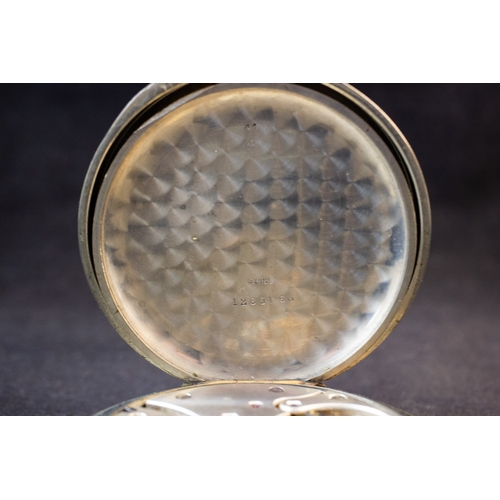 247 - LARGE SWISS NICKEL LEVER POCKET WATCH