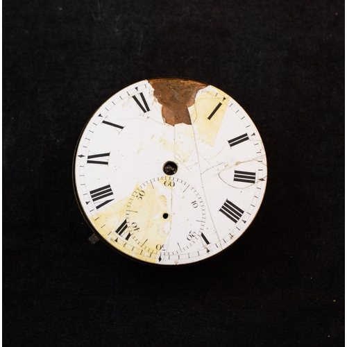 251 - THREE EARLY 19TH-CENTURY DUBLIN VERGE POCKET WATCH MOVEMENTS, SIGNED ‘MAY & SONS’, ‘O’REILLY’, AND ‘... 