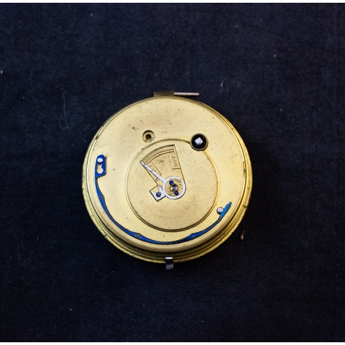 252 - THREE EARLY 19TH-CENTURY POCKET WATCH MOVEMENTS, WARNER OF DUBLIN; J. HILSER & SONS OF CORK; AND E. ... 