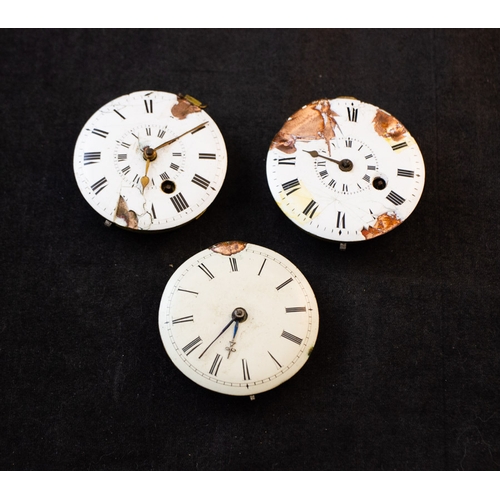 254 - THREE DUBLIN VERGE POCKET MOVEMENTS, BY THOMAS GORMAN; JAMES UNTHANK OF CHANCERY LANE; AND ROBERT JO... 